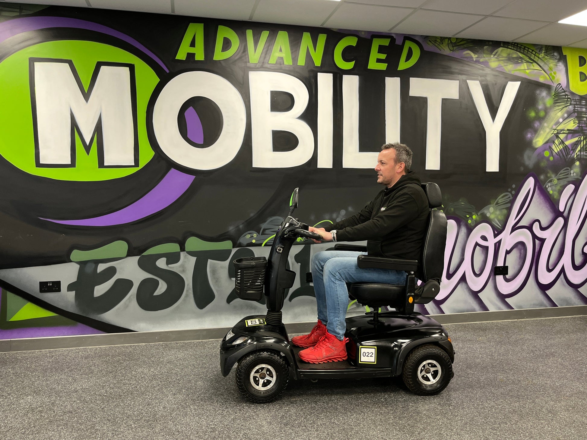 Advanced Mobility Event Hire Large Scooter