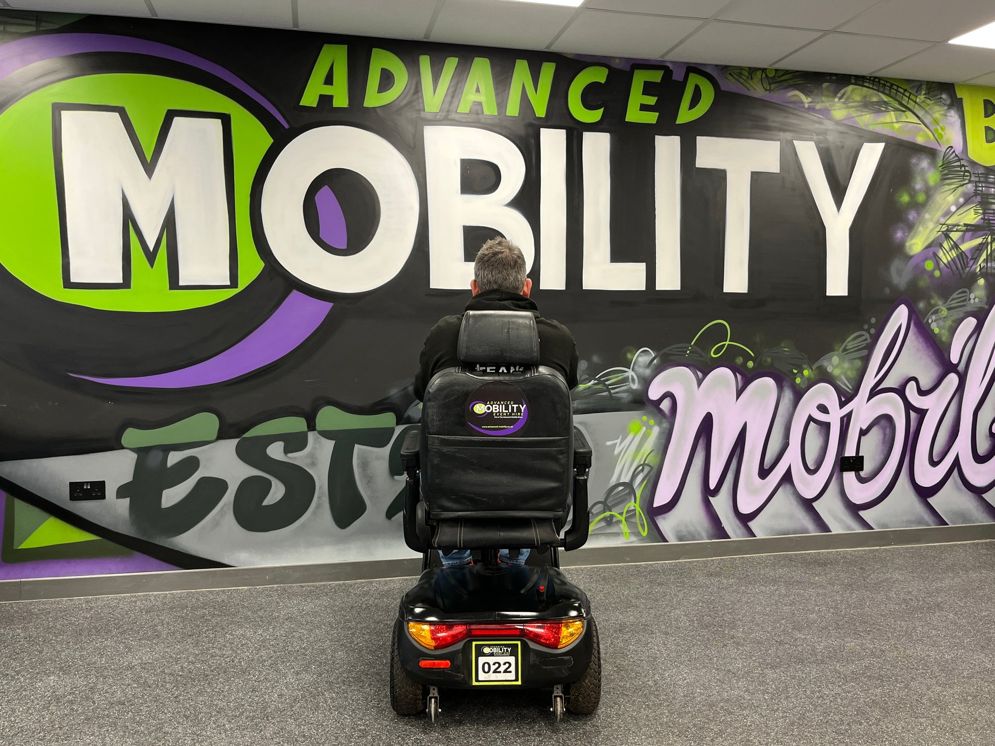 Advanced Mobility Event Hire Large Scooter