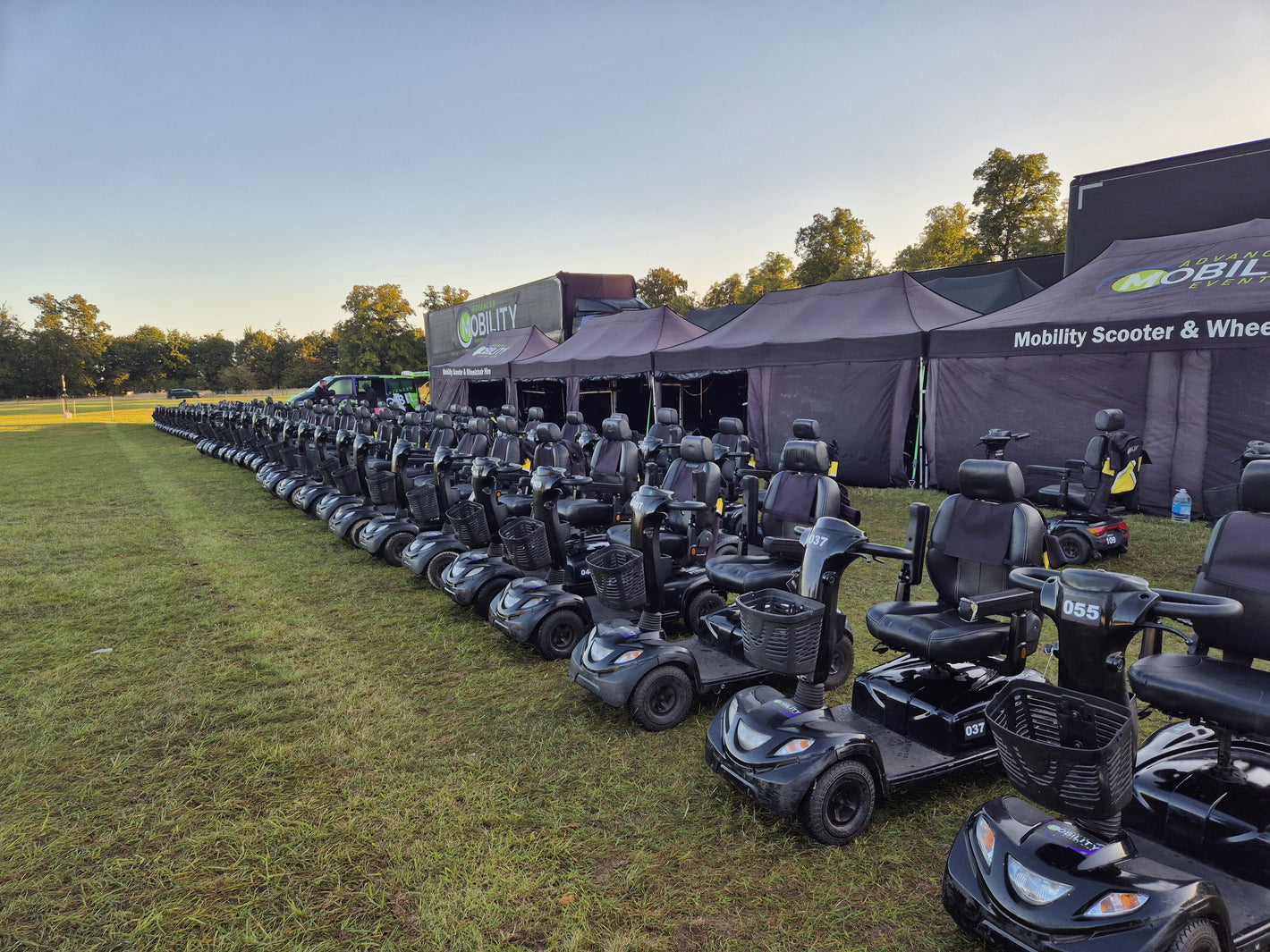 Equipment set up and a show